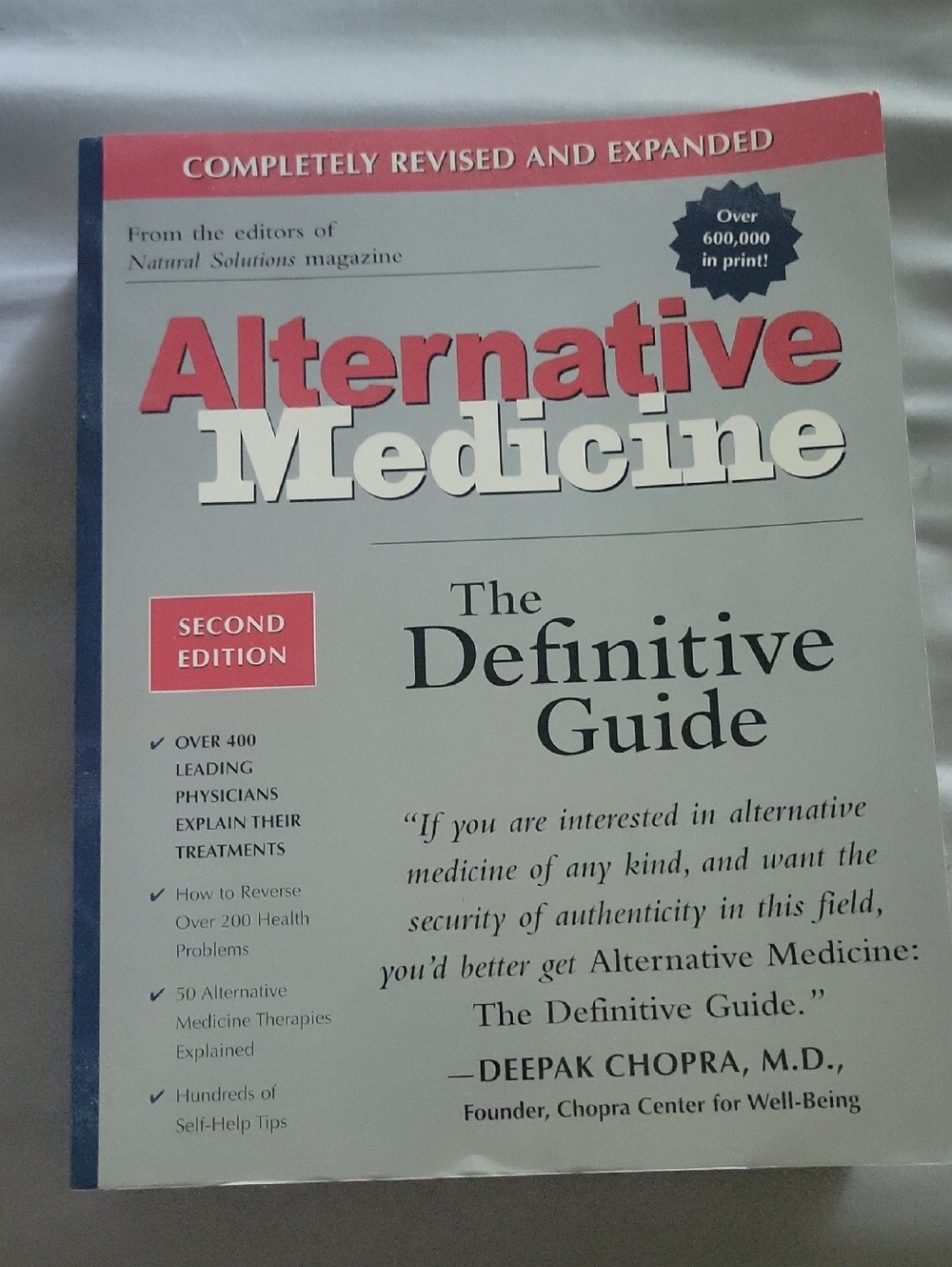 Alternative Medicine: The Definitive Guide - Second Edition (Gray & Red Cover)